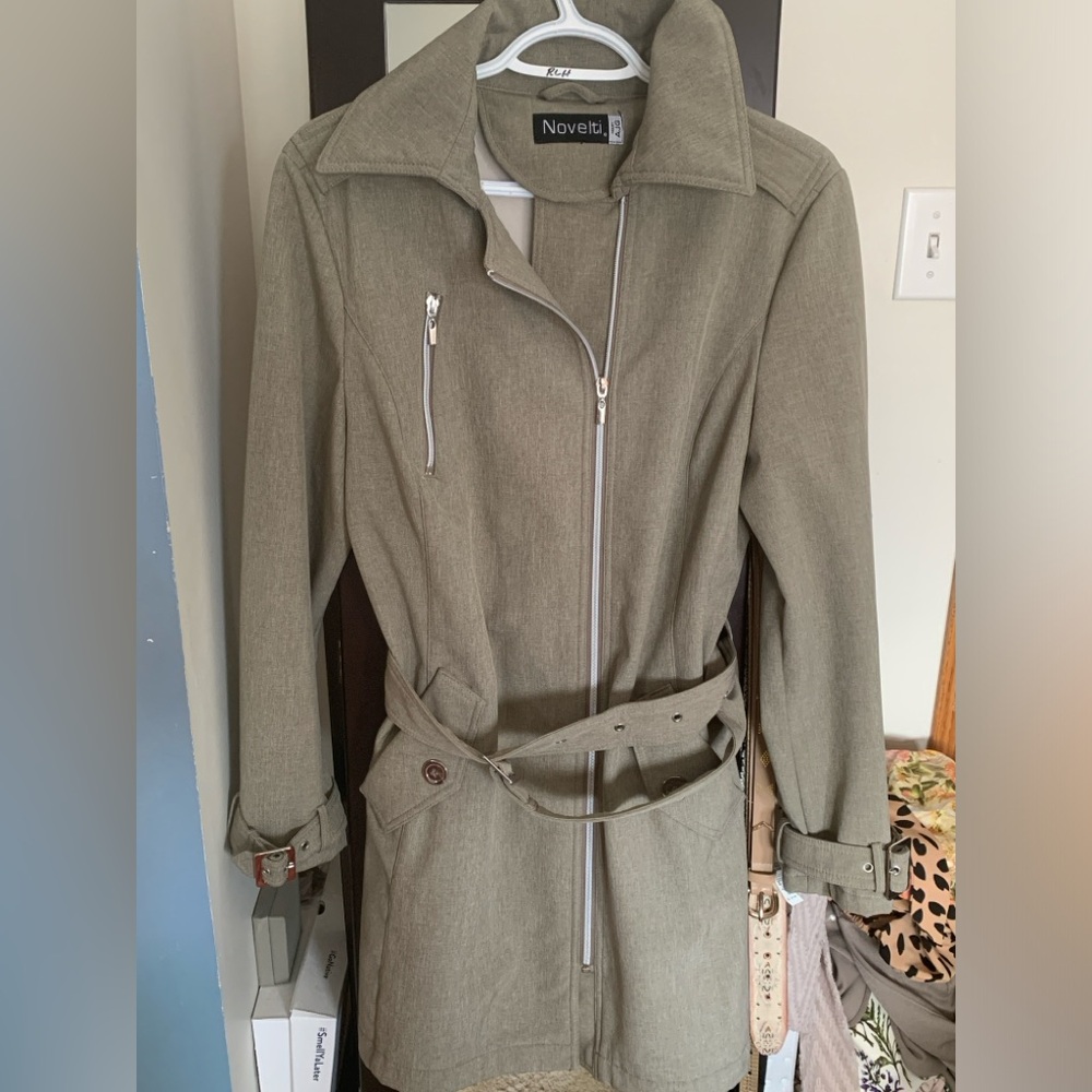 NOVELTI BELTED COAT 19” PTP